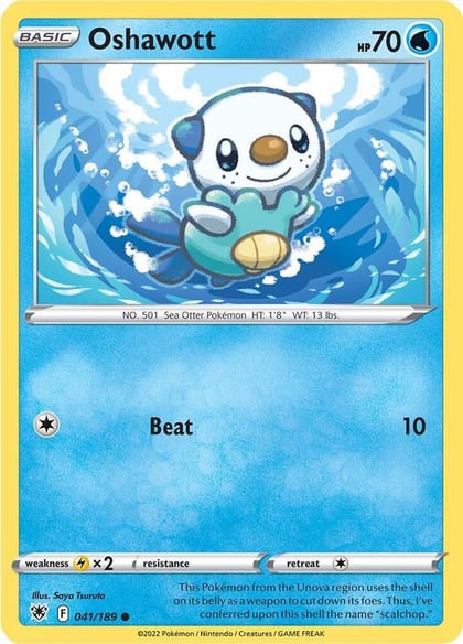 Oshawott, SWSH10: Astral Radiance 041/189