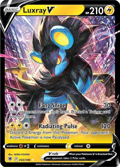 Luxray V, SWSH10: Astral Radiance 050/189