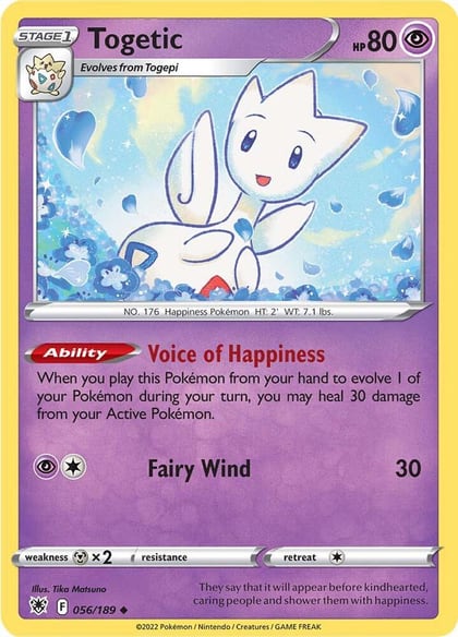 Togetic, SWSH10: Astral Radiance 056/189