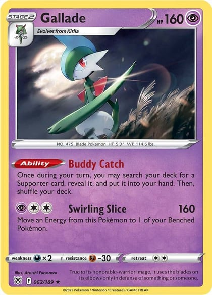 Gallade, SWSH10: Astral Radiance 062/189
