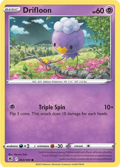 Drifloon, SWSH10: Astral Radiance 063/189