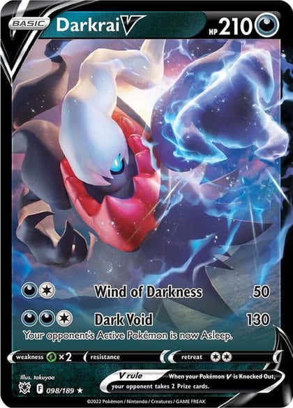Darkrai V, SWSH10: Astral Radiance 098/189