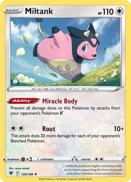 Miltank, SWSH10: Astral Radiance 126/189