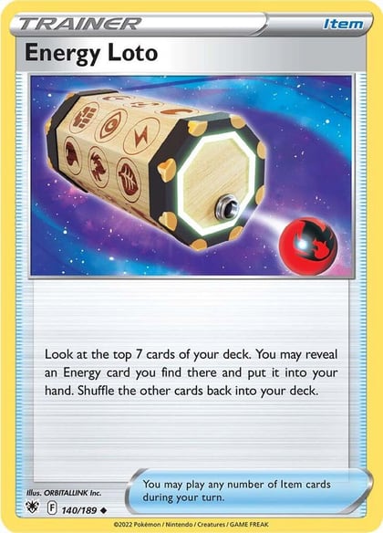 Energy Loto, SWSH10: Astral Radiance 140/189