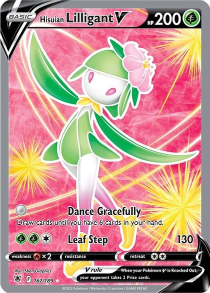 Hisuian Lilligant V (Full Art), SWSH10: Astral Radiance 162/189