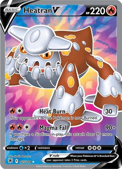 Heatran V (Full Art), SWSH10: Astral Radiance 165/189