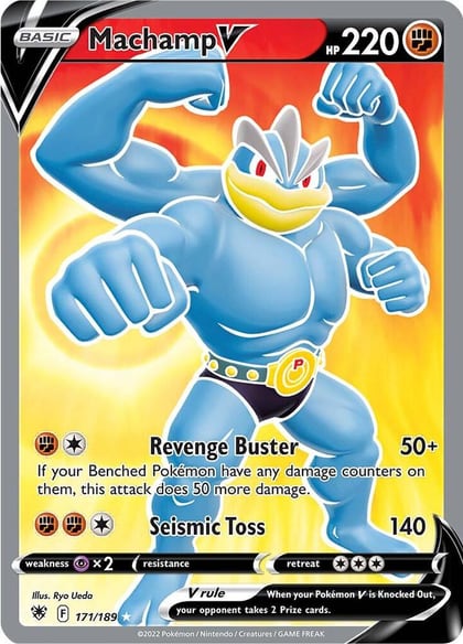 Machamp V (Full Art), SWSH10: Astral Radiance 171/189