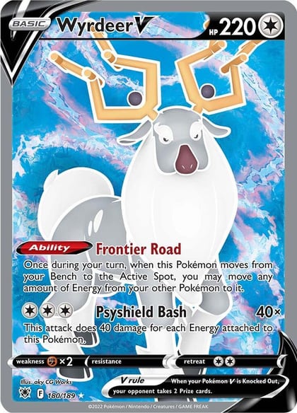 Wyrdeer V (Full Art), SWSH10: Astral Radiance 180/189