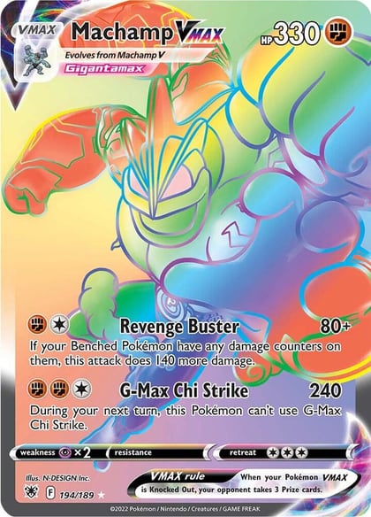 Machamp VMAX (Secret), SWSH10: Astral Radiance 194/189