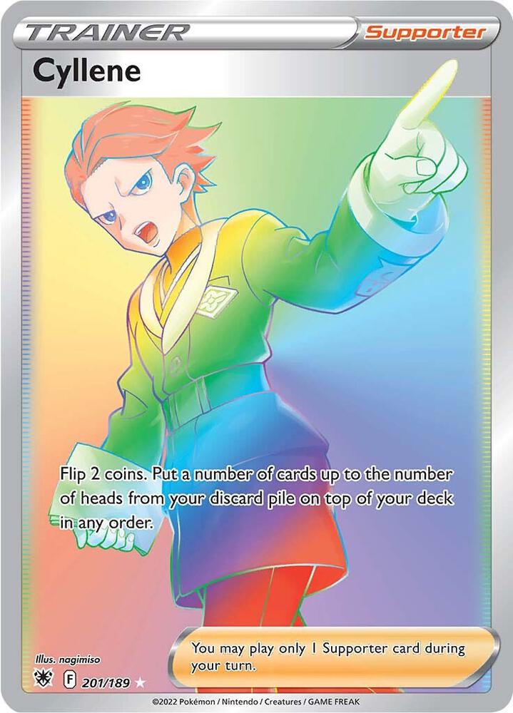 Cyllene (Secret), SWSH10: Astral Radiance 201/189
