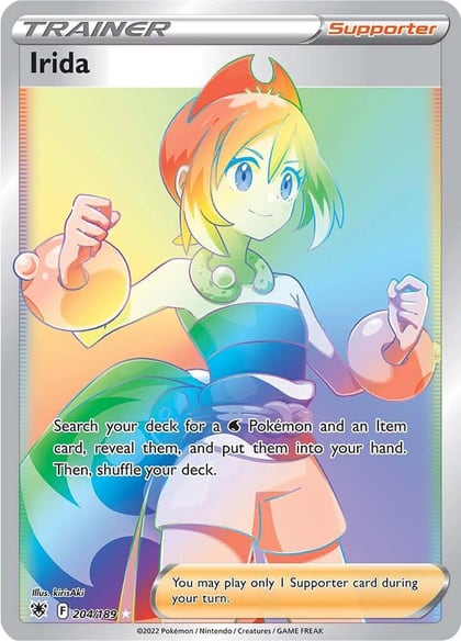 Irida (Secret), SWSH10: Astral Radiance 204/189