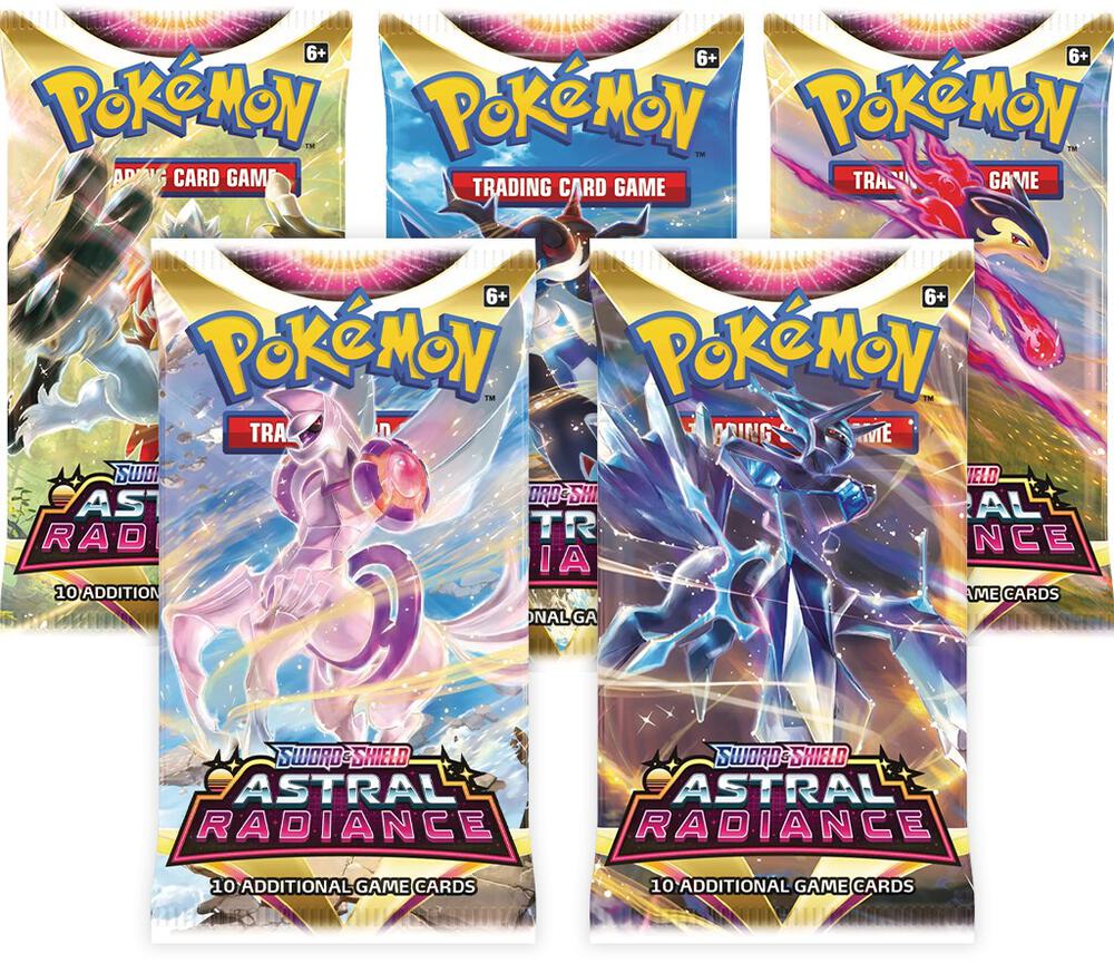 Astral Radiance Booster Pack Art Bundle [Set of 5], SWSH10: Astral Radiance P265542