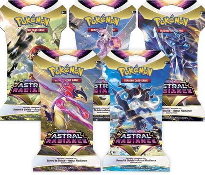 Astral Radiance Sleeved Booster Pack Art Bundle [Set of 5], SWSH10: Astral Radiance P265543