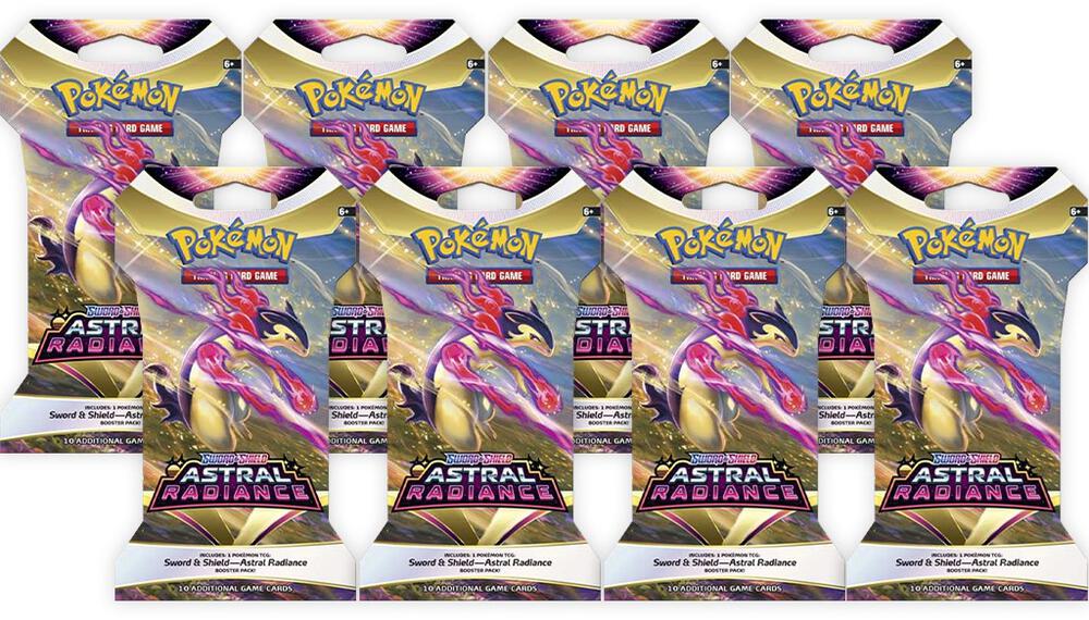 Astral Radiance Sleeved Booster Pack Bundle [Set of 8], SWSH10: Astral Radiance P265544