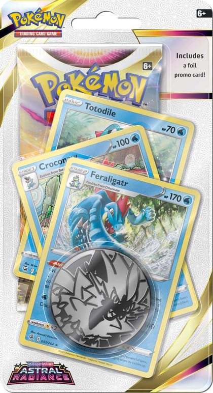 Astral Radiance Premium Checklane Blister [Feraligatr], SWSH10: Astral Radiance P489340