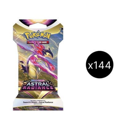 Astral Radiance Sleeved Booster Pack Case, SWSH10: Astral Radiance P496130
