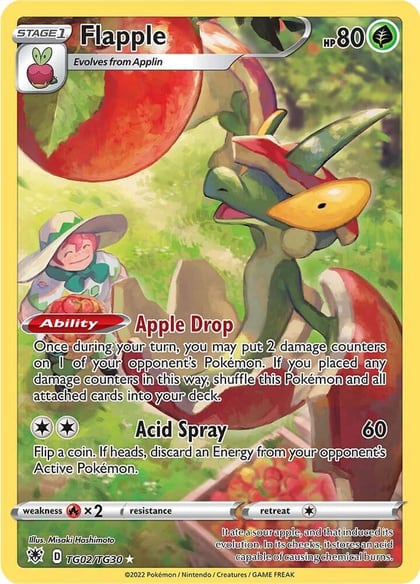 Flapple, SWSH10: Astral Radiance Trainer Gallery TG02/TG30