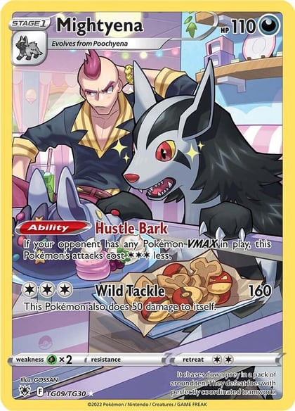 Mightyena, SWSH10: Astral Radiance Trainer Gallery TG09/TG30