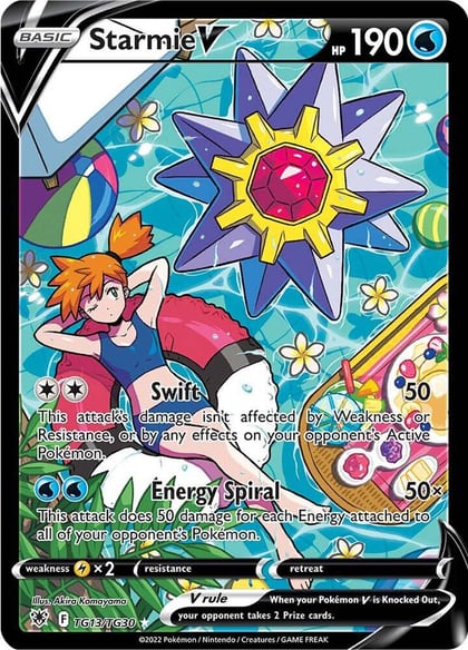 Starmie V, SWSH10: Astral Radiance Trainer Gallery TG13/TG30