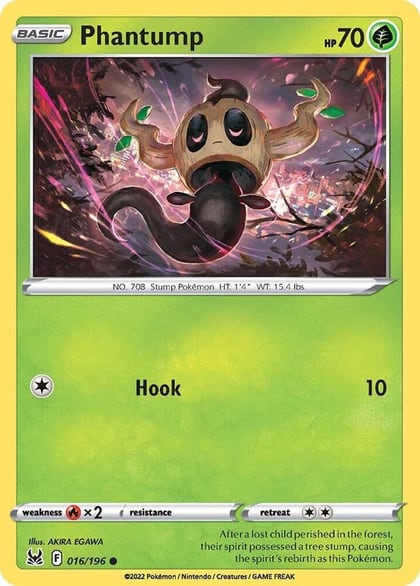 Phantump, SWSH11: Lost Origin 016/196