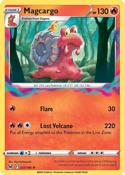 Magcargo, SWSH11: Lost Origin 022/196