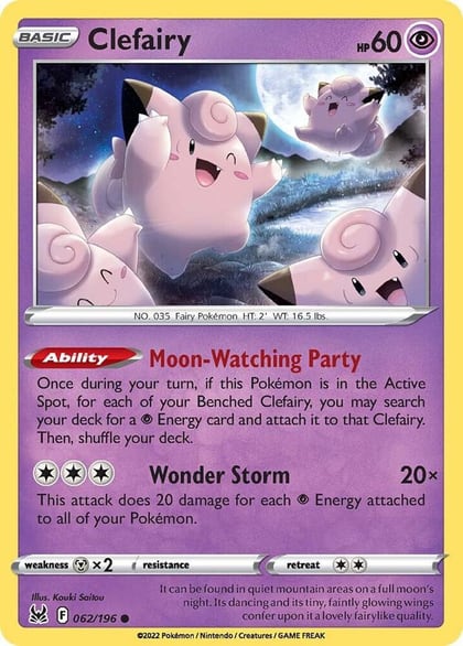Clefairy, SWSH11: Lost Origin 062/196