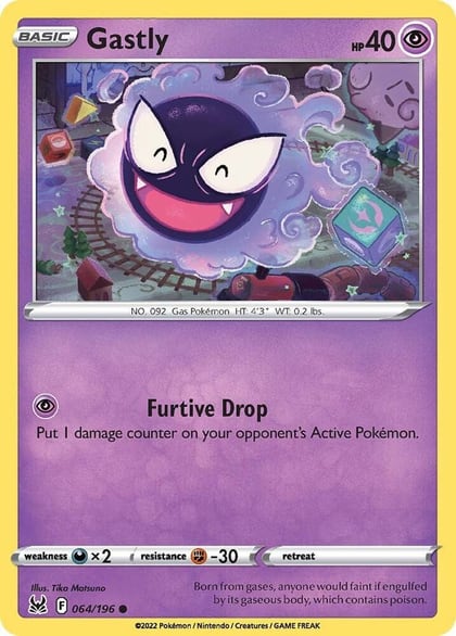 Gastly, SWSH11: Lost Origin 064/196