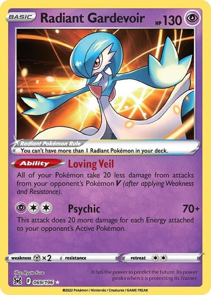 Radiant Gardevoir, SWSH11: Lost Origin 069/196