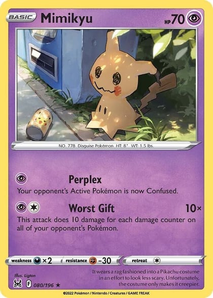 Mimikyu, SWSH11: Lost Origin 080/196