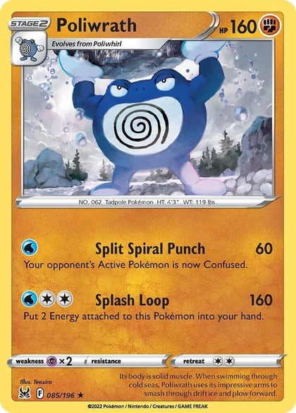 Poliwrath, SWSH11: Lost Origin 085/196