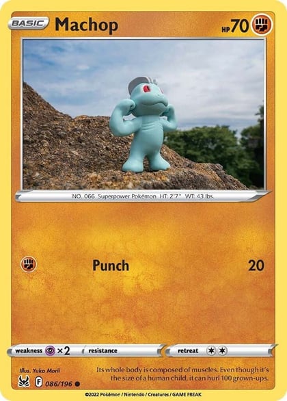 Machop, SWSH11: Lost Origin 086/196