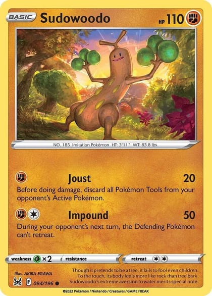 Sudowoodo, SWSH11: Lost Origin 094/196