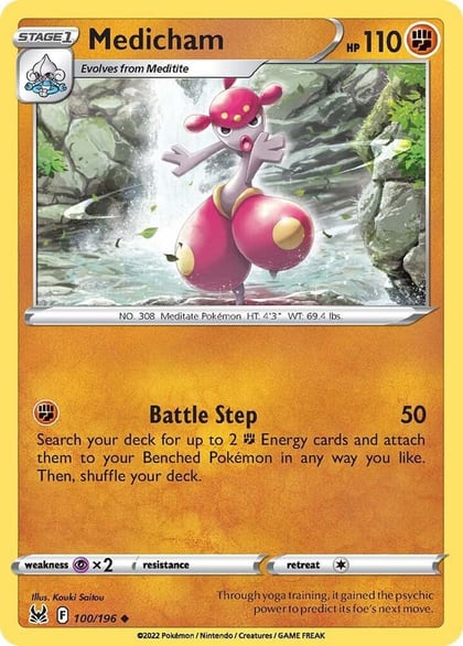 Medicham, SWSH11: Lost Origin 100/196