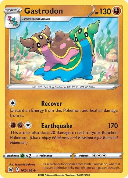 Gastrodon, SWSH11: Lost Origin 102/196