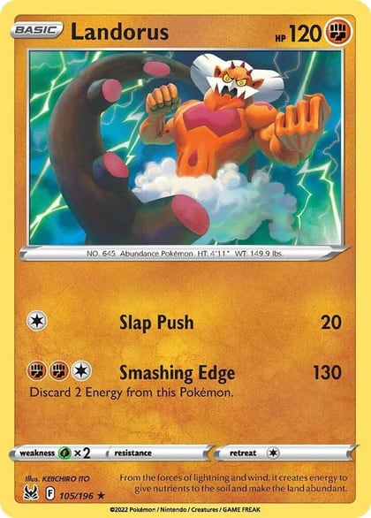Landorus, SWSH11: Lost Origin 105/196