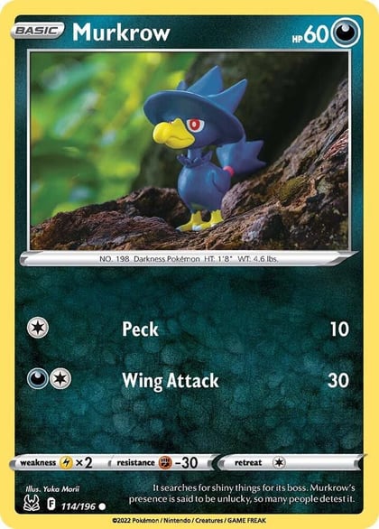 Murkrow, SWSH11: Lost Origin 114/196