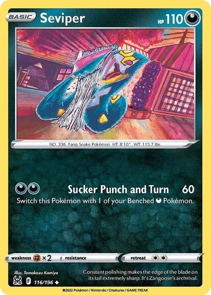 Seviper, SWSH11: Lost Origin 116/196