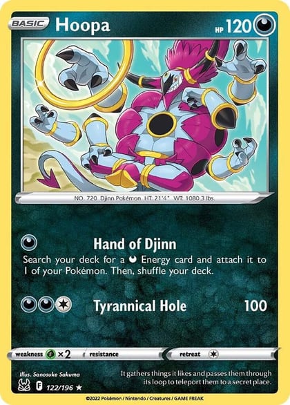 Hoopa, SWSH11: Lost Origin 122/196