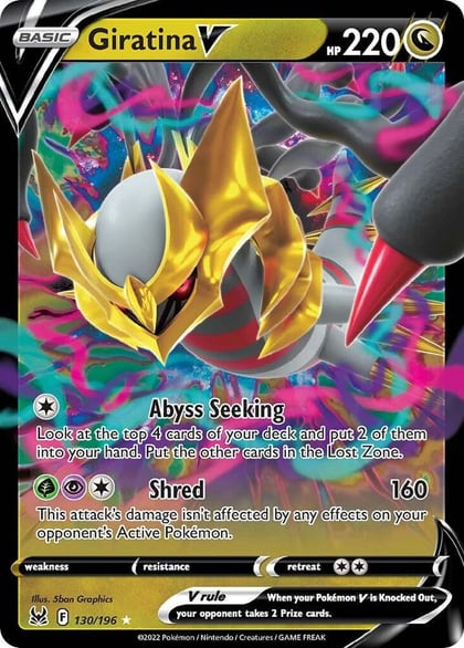 Giratina V, SWSH11: Lost Origin 130/196