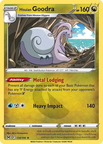 Hisuian Goodra, SWSH11: Lost Origin 134/196