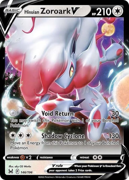 Hisuian Zoroark V, SWSH11: Lost Origin 146/196