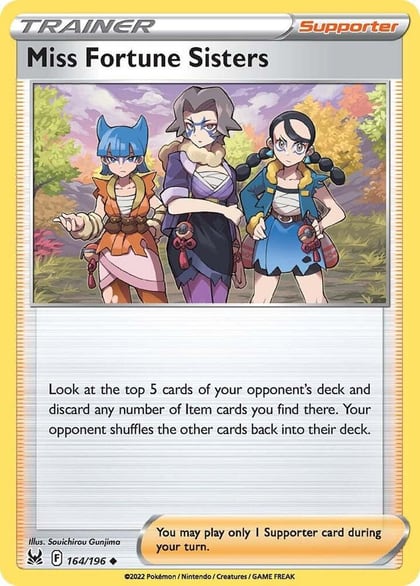 Miss Fortune Sisters, SWSH11: Lost Origin 164/196