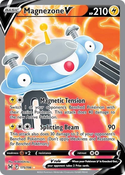 Magnezone V (Full Art), SWSH11: Lost Origin 175/196