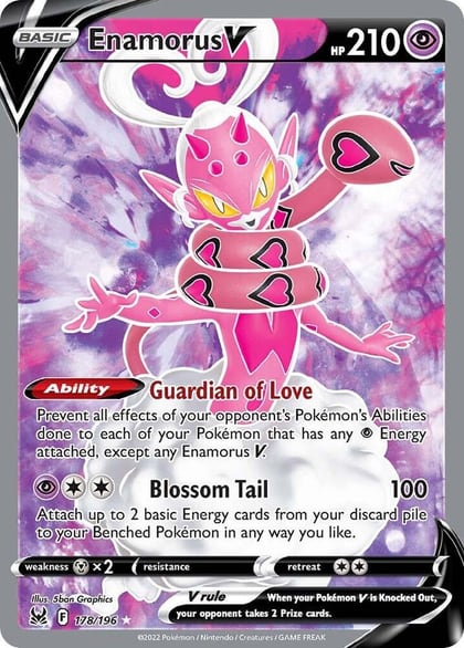 Enamorus V (Full Art), SWSH11: Lost Origin 178/196