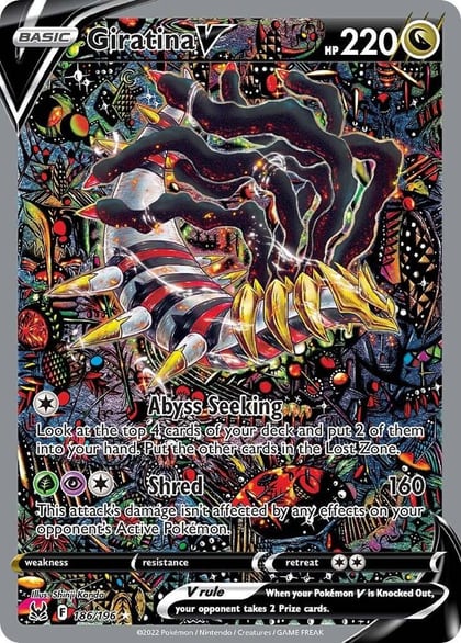 Giratina V (Alternate Full Art), SWSH11: Lost Origin 186/196
