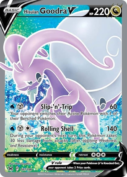 Hisuian Goodra V (Full Art), SWSH11: Lost Origin 187/196