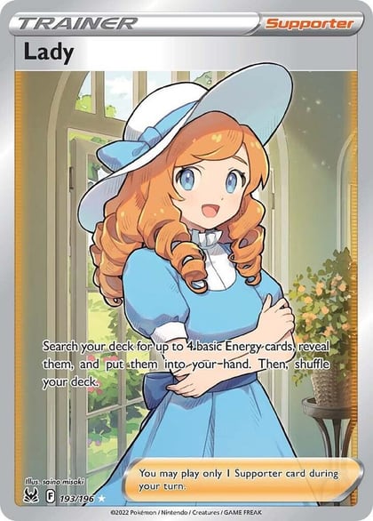 Lady (Full Art), SWSH11: Lost Origin 193/196