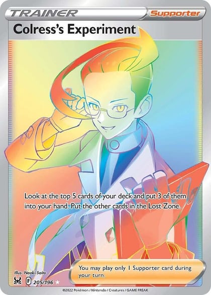 Colress's Experiment (Secret), SWSH11: Lost Origin 205/196