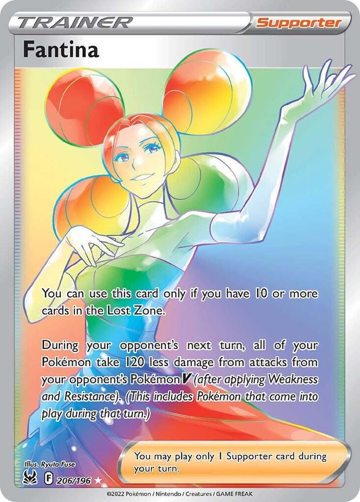 Fantina (Secret), SWSH11: Lost Origin 206/196