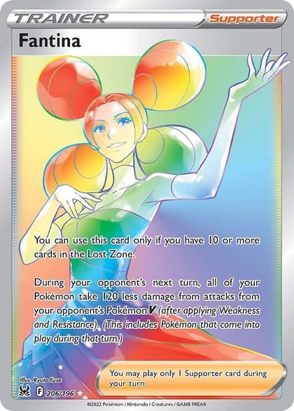 Fantina (Secret), SWSH11: Lost Origin 206/196